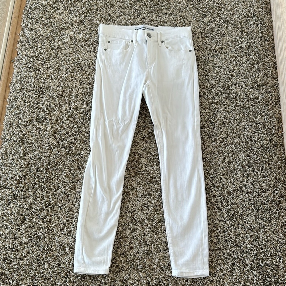 White Express Skinny Jeans